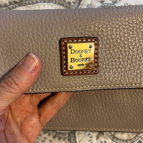 Dooney and Burke zippered pouch wristlet - Picture 7 of 12